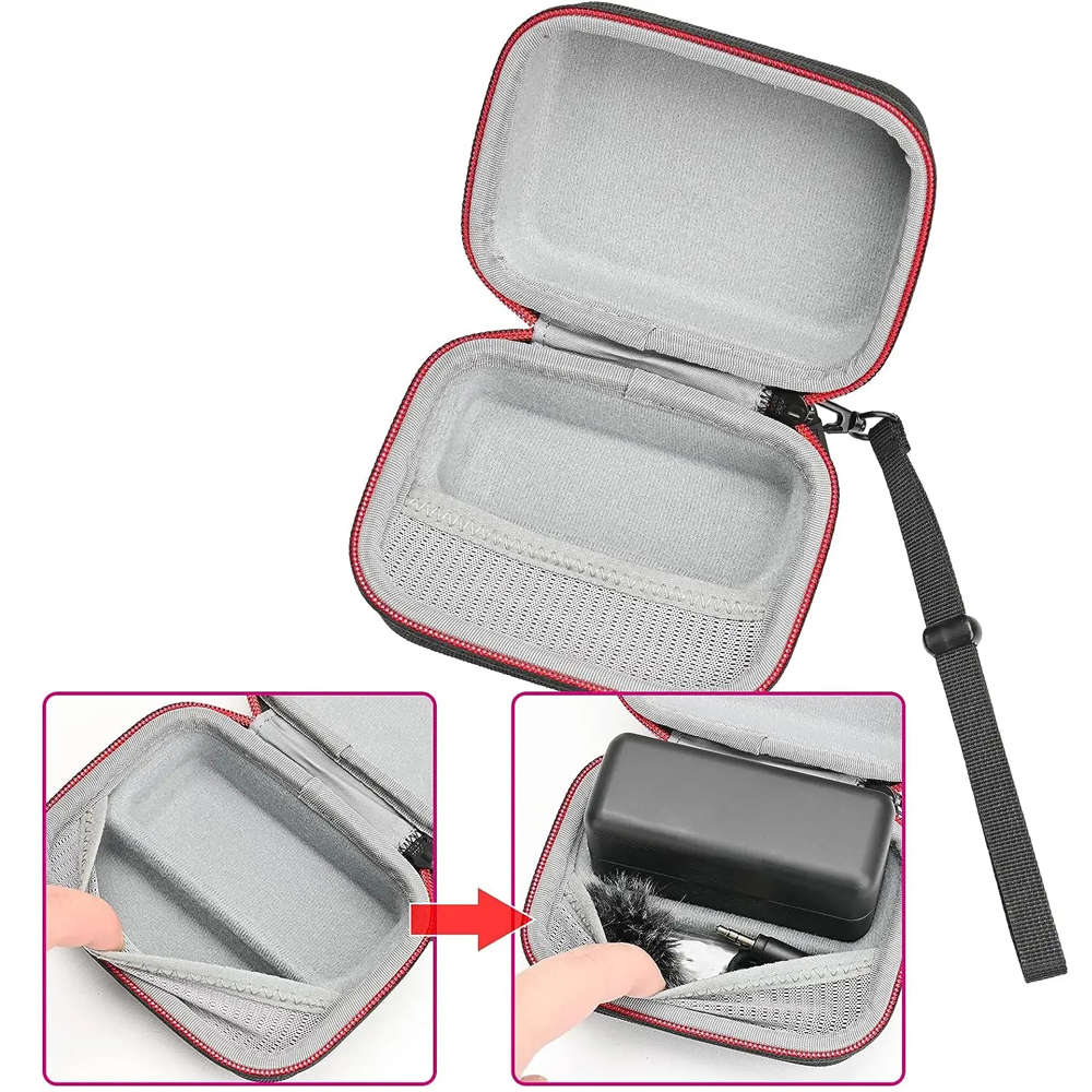 Drone Hard Shell Case - Casing Keras untuk Mikrofon Lavalier Nirkabel