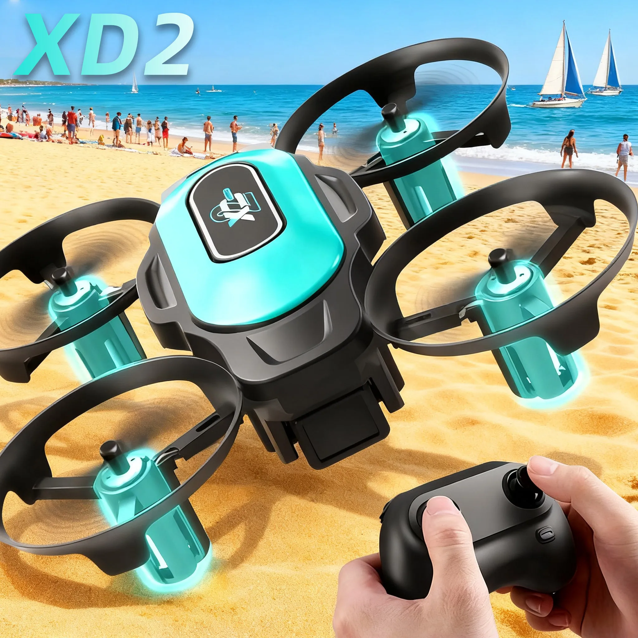 Drone Remote Controller Lanyard - XD2 Mini Drone, 360 ° Aksi