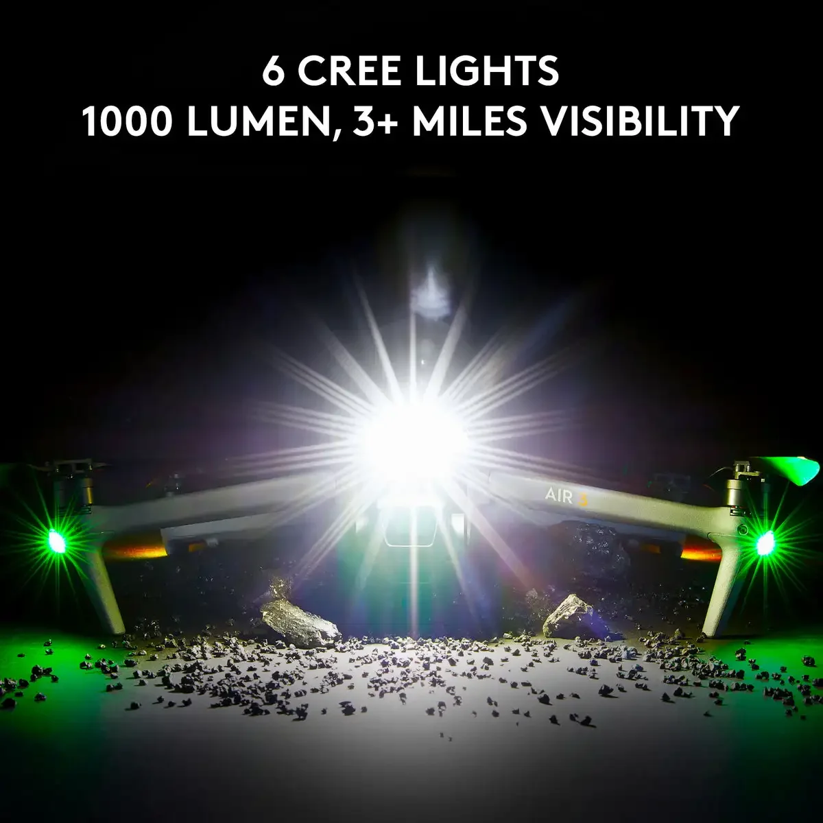 Drone Strobe Light - VIFLY Strobe Platinum - 6 Lampu