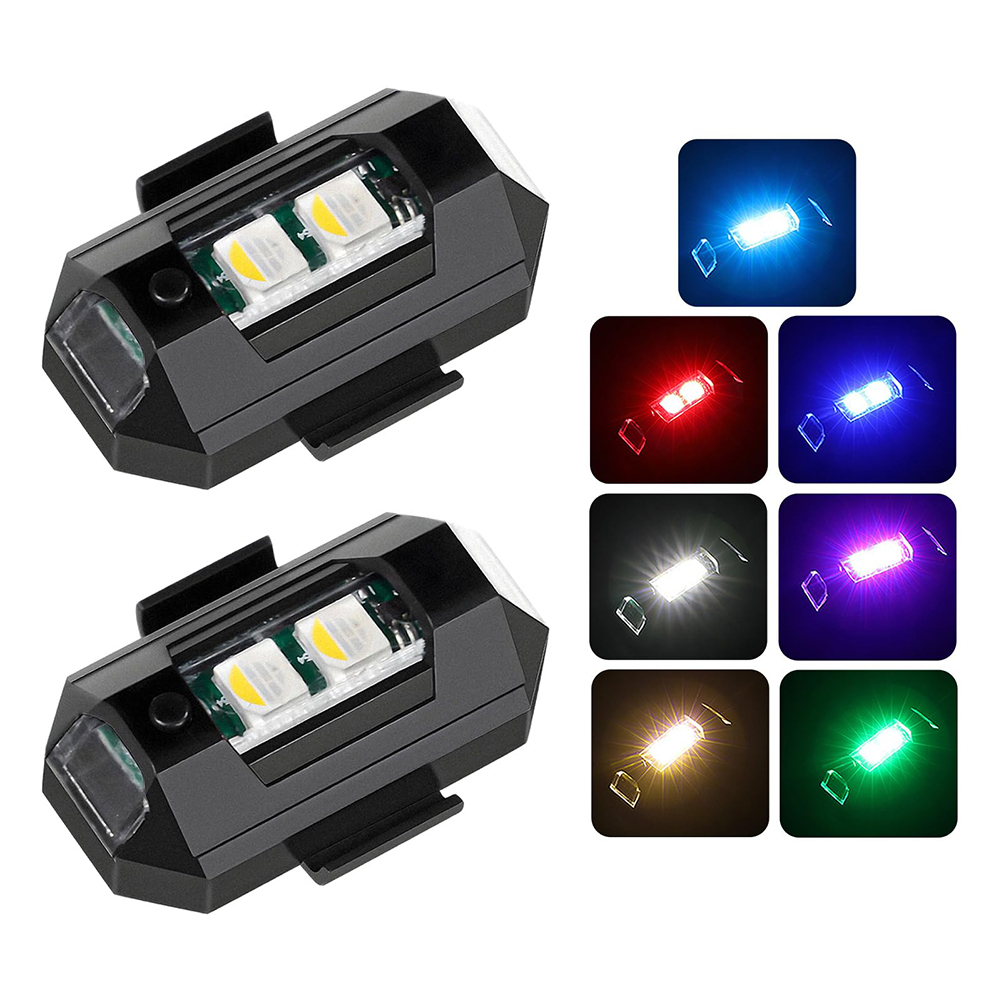 Drone Beacon Light - 2 Buah Lampu Strobo LED Mini
