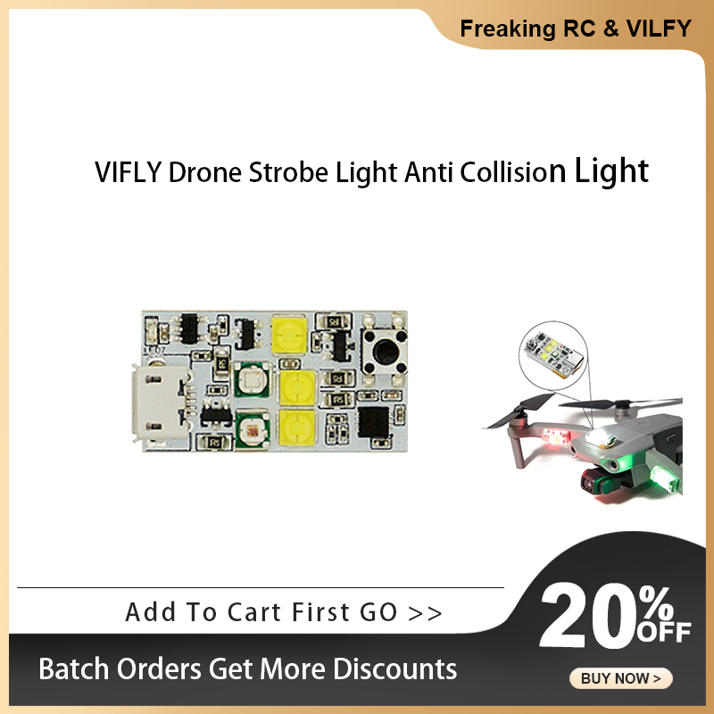 Drone Strobe Light - VIFLY Lampu Strobo Drone Lampu Anti