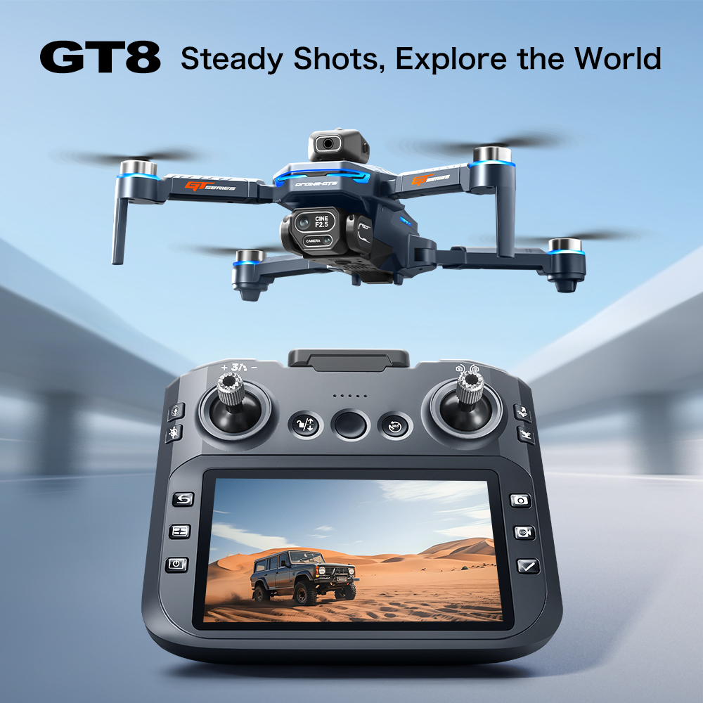 Drone Controller Screen - Drone Udara GT8 Penghindar Rintangan –