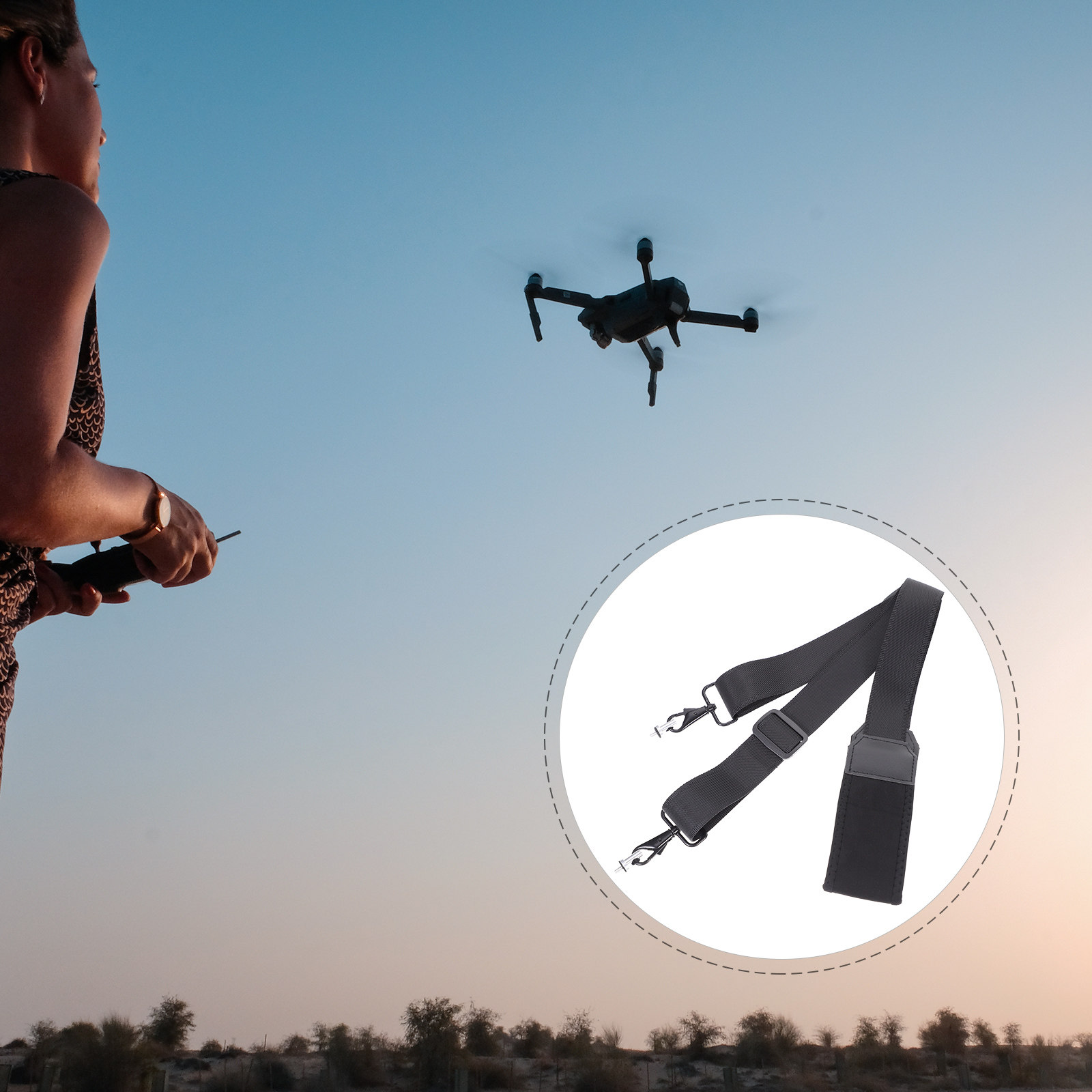 2 3 Tali Leher Pengendali Rc K - Drone Neck Strap ulasan dan harga
