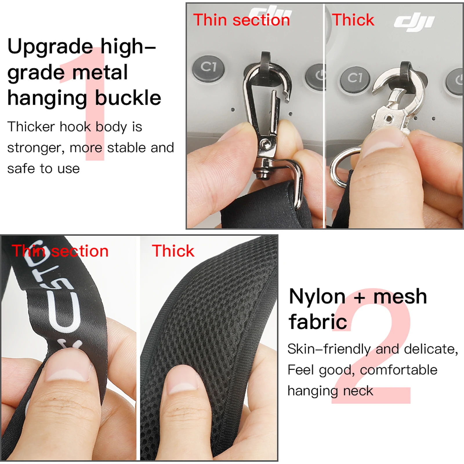 Untuk DJI Avata Drone Lanyard  - Drone Neck Strap ulasan dan harga