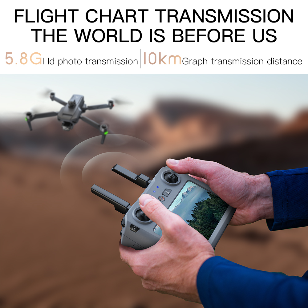 Teeggi SG909 MAX GPS Drone Den - Drone Controller Screen ulasan dan harga