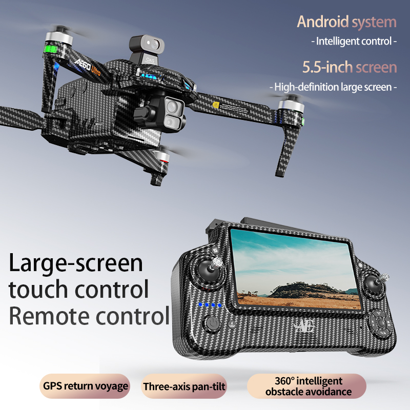 Drone Profesional AE60 GPS Kam - Drone Controller Screen ulasan dan harga