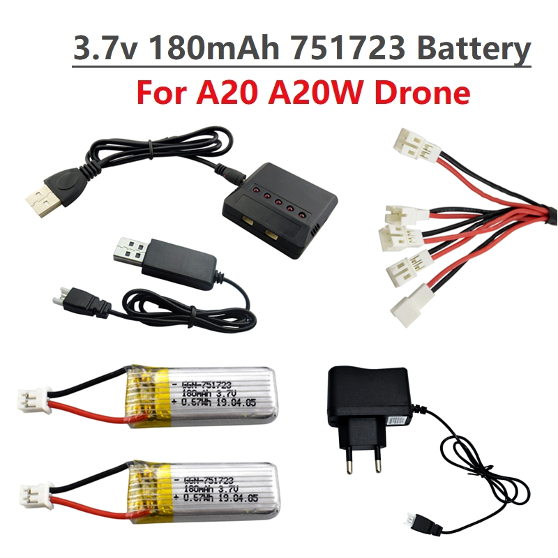 Baterai Lipo 3.7V 180mAh Asli  - Drone Power Bank ulasan dan harga