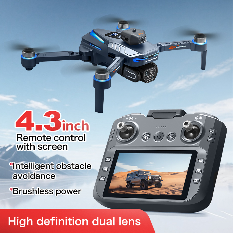 Drone Udara GT8 Penghindar Rin - Drone Controller Screen ulasan dan harga