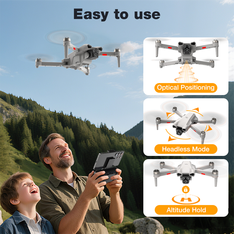 Drone Baru L017 Pro Brushless  - Drone Battery Adapter ulasan dan harga